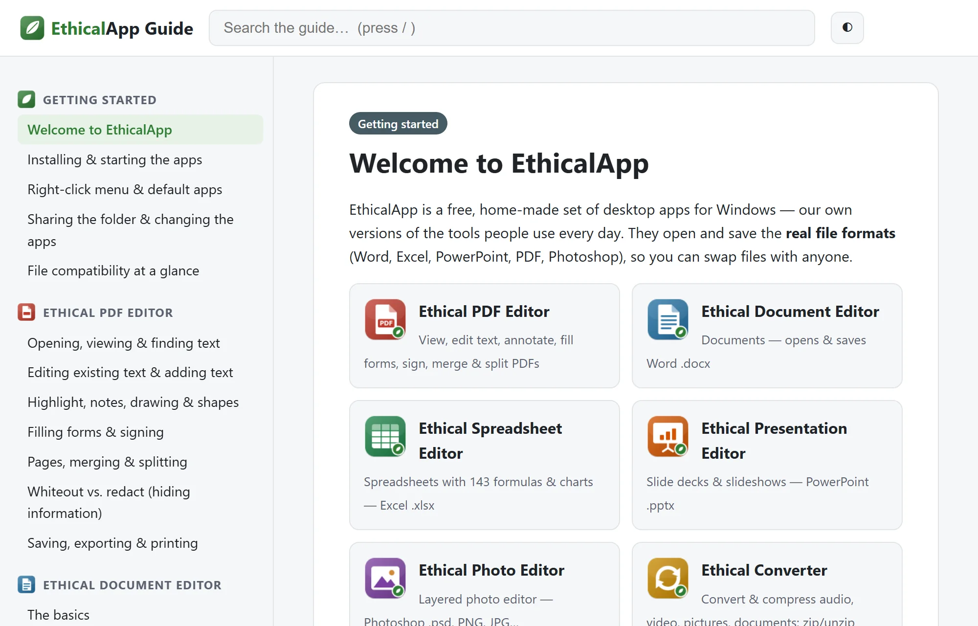 The Ethical Guide