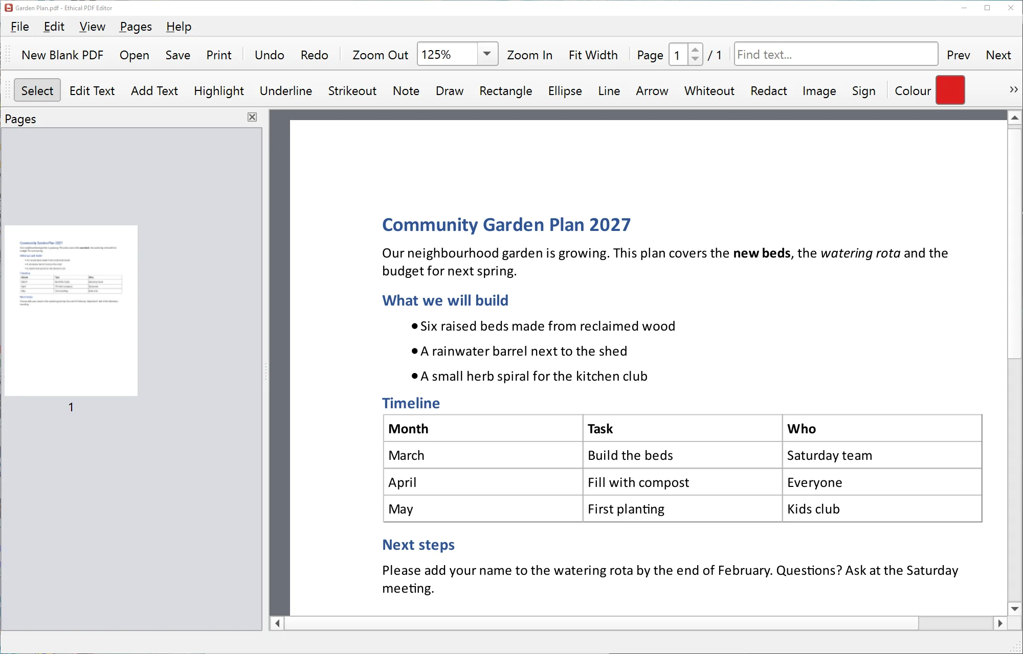 Ethical PDF Editor